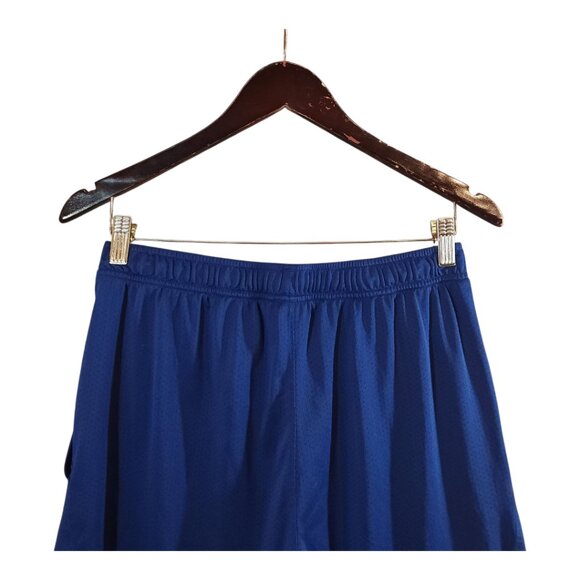 Nike Dri-FIT Mesh Athletic Shorts in Blue Workout Activewear Casual Men's L - Picture 5 of 6